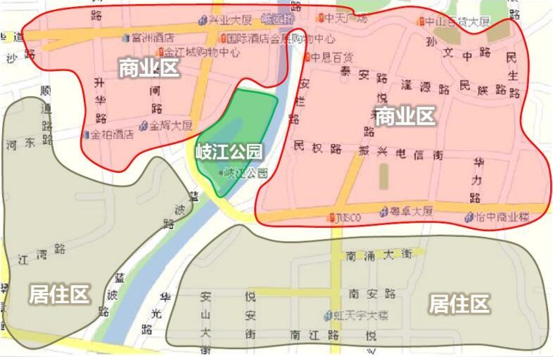 岐江公园地图图片