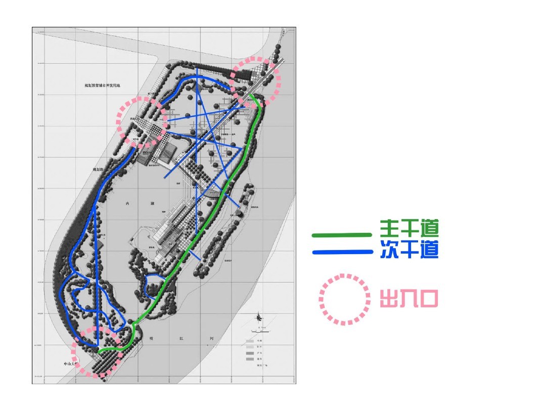 中山岐江公园 平面图图片