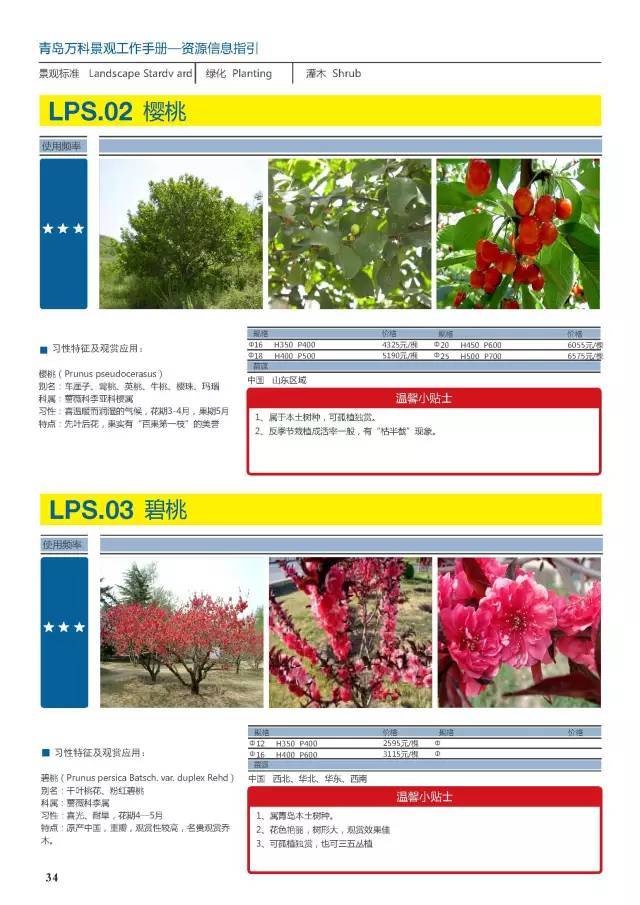 干货：230种万科景观常用植物汇总（内部资料）