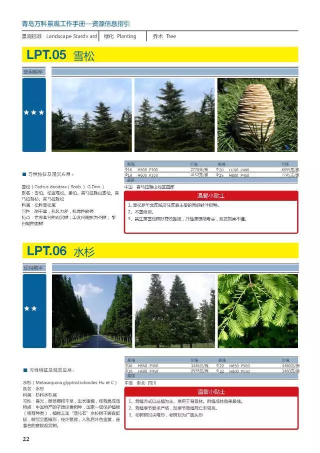 干货：230种万科景观常用植物汇总（内部资料）
