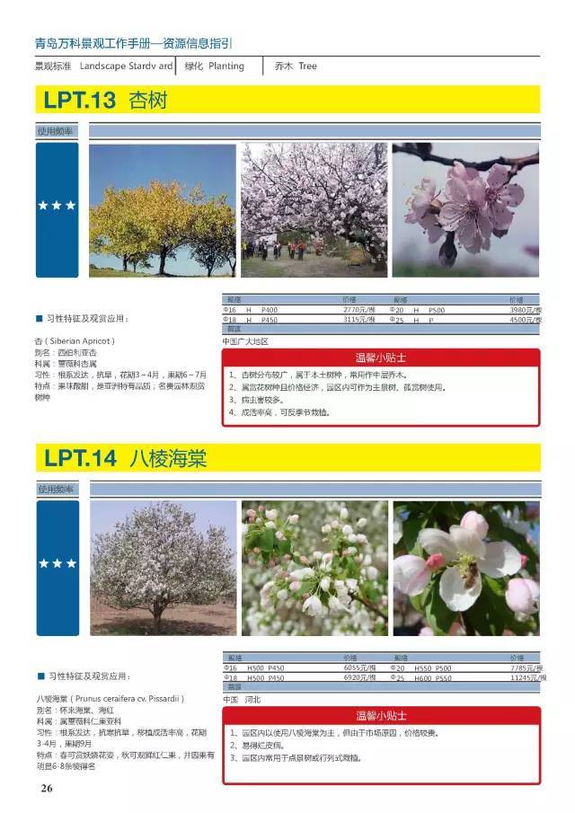 干货：230种万科景观常用植物汇总（内部资料）