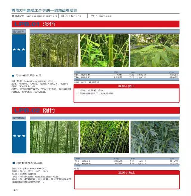 干货：230种万科景观常用植物汇总（内部资料）