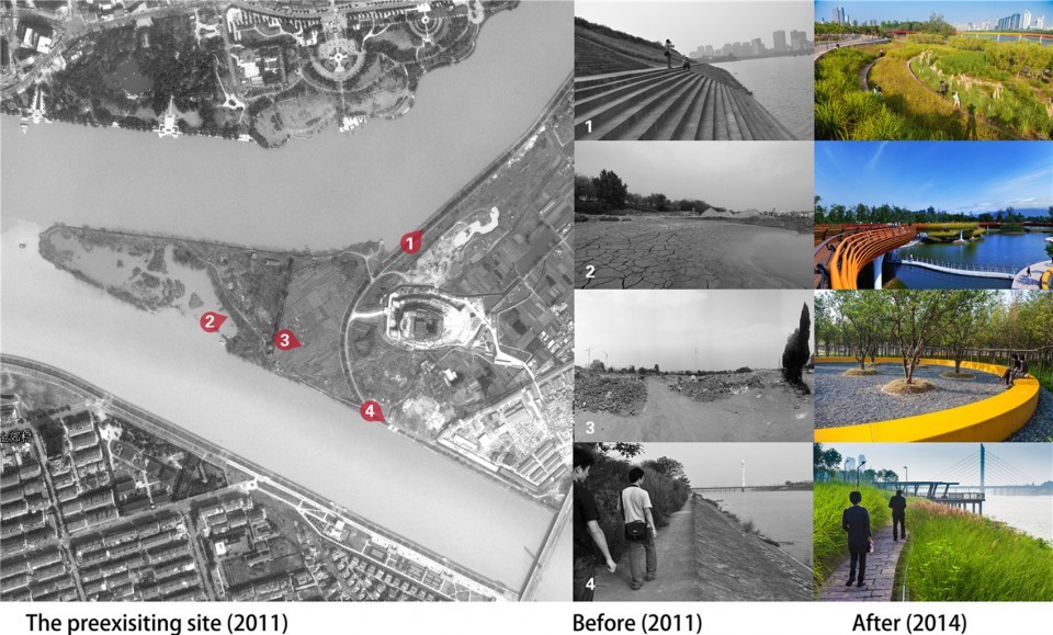 弹性景观：金华燕尾洲公园 / 土人设计