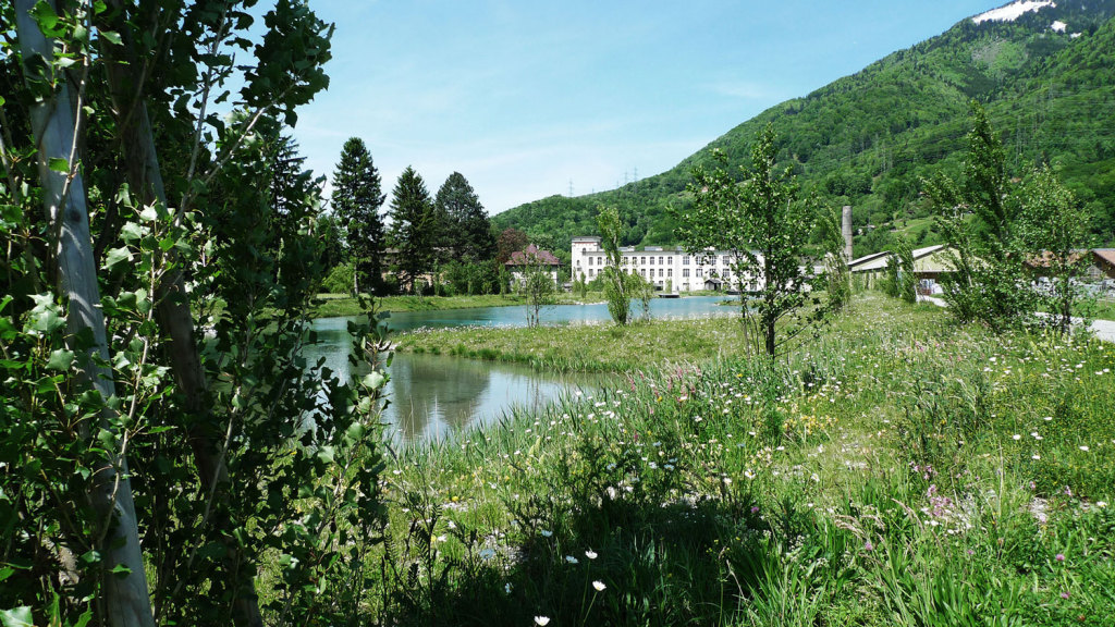 瑞士低位工厂池塘Lower Factory Pond